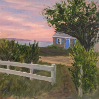 "Blue Door at Dawn" by Ann Hagan Webb