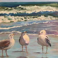 "Day At The Beach" by Ann Hagan Webb