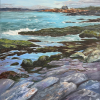 "Looking Out From Brenton Point" by Ann Hagan Webb