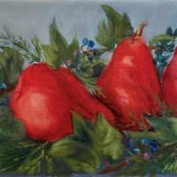 "Three pears"  by Ann Hagan Webb, SBG Member