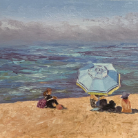 Ann Hagan Webb, "Watching the Fog Roll In", SOLD @ SBG