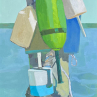 "Buoys lll" by Anne Winthrop Cordin