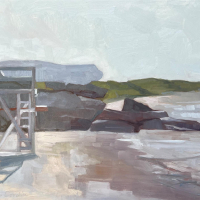 3rd Place, "Surfer's End" by Anne Winthrop Cordin