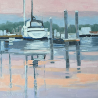 "All is Still" by Anne Winthrop Cordin, SOLD @ SBG