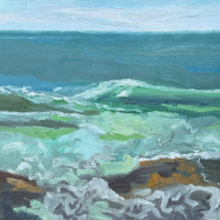 "Brenton Point Breakers" by Anne Winthrop Cordin
