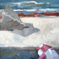 "Sand Meets Sea" by Anne Winthrop Cordin