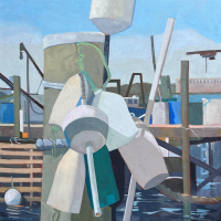 "State Pier #9" by Anne Winthrop Cordin
