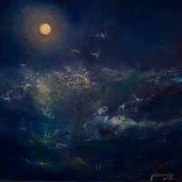 2nd Place: "Moondance II" by Linda Finnerty