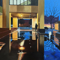 1st Place: "Nightlight" by Joyce Hempstead, SOLD @ SBG