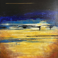 "The Blue Edge of Night" by William "Chip" Leakas, SOLD @ SBG