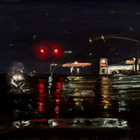 "Driving, Rte. 1" by Jane Robbins