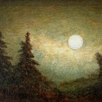"Hunter Full Moon" by John Steele, SOLD @ SBG