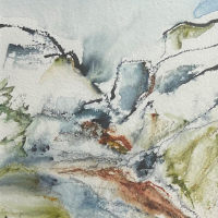 "Abstracted Mountain Stream" by Craig Masten