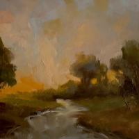 "Summer Evening" by Donato Beauchaine, SOLD @ SBG