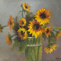 "Sunflowers Galore II" by Donato Beauchaine