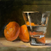 "Tangerine Tango" by Donato Beauchaine, SOLD at SBG
