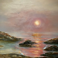 "As the Fog Rolls In" by Elaine Porter