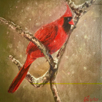 "First Snow"  by Elaine Porter, SBG Member