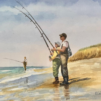 "Wettin A Line" by Elaine Porter