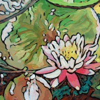 "Water Lily" by Jonathan Small, SOLD @ SBG