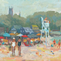 "Girls Day At The Beach" by Linda Davey