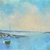 "Harbor Blues" by Linda Davey