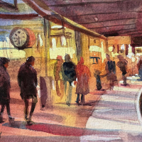 "Meet Me At The Station" by Linda Davey, SBG Member