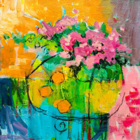 Linda Davey, "Still Life With Oranges"