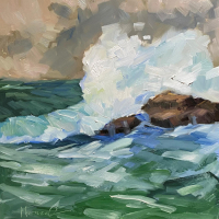 "Stormy Sea" by  Mark Fernandez