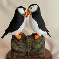 "Atlantic Puffin Pair" by Mark Knapp