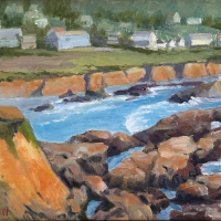 "Seaside Village" by Meg Arpin
