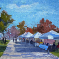 "Wednesday's Farmers' Market" by Meg Arpin, SBG Member, SOLD @ SBG