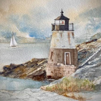 "Castle Hill Light ll" by Paola Mangiacapra