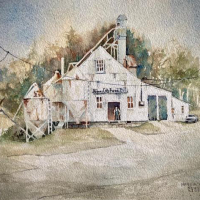 "Holmes City Feed Mill" by Paola Mangiacapra