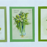 1st Place: "Eat More Fruits And Veggies" by Priscilla Malone, SOLD @SBG