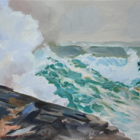 "Northeaster" by R. Curtis Grosvenor after after Winslow Homer