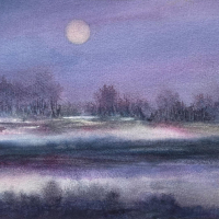 "Snow Moon" by Stephanie Marisca